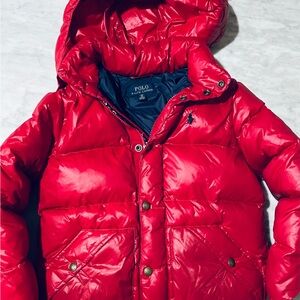 Polo Ralph Lauren Red Puffer Jacket
